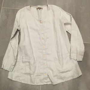 Flax linen tunic
